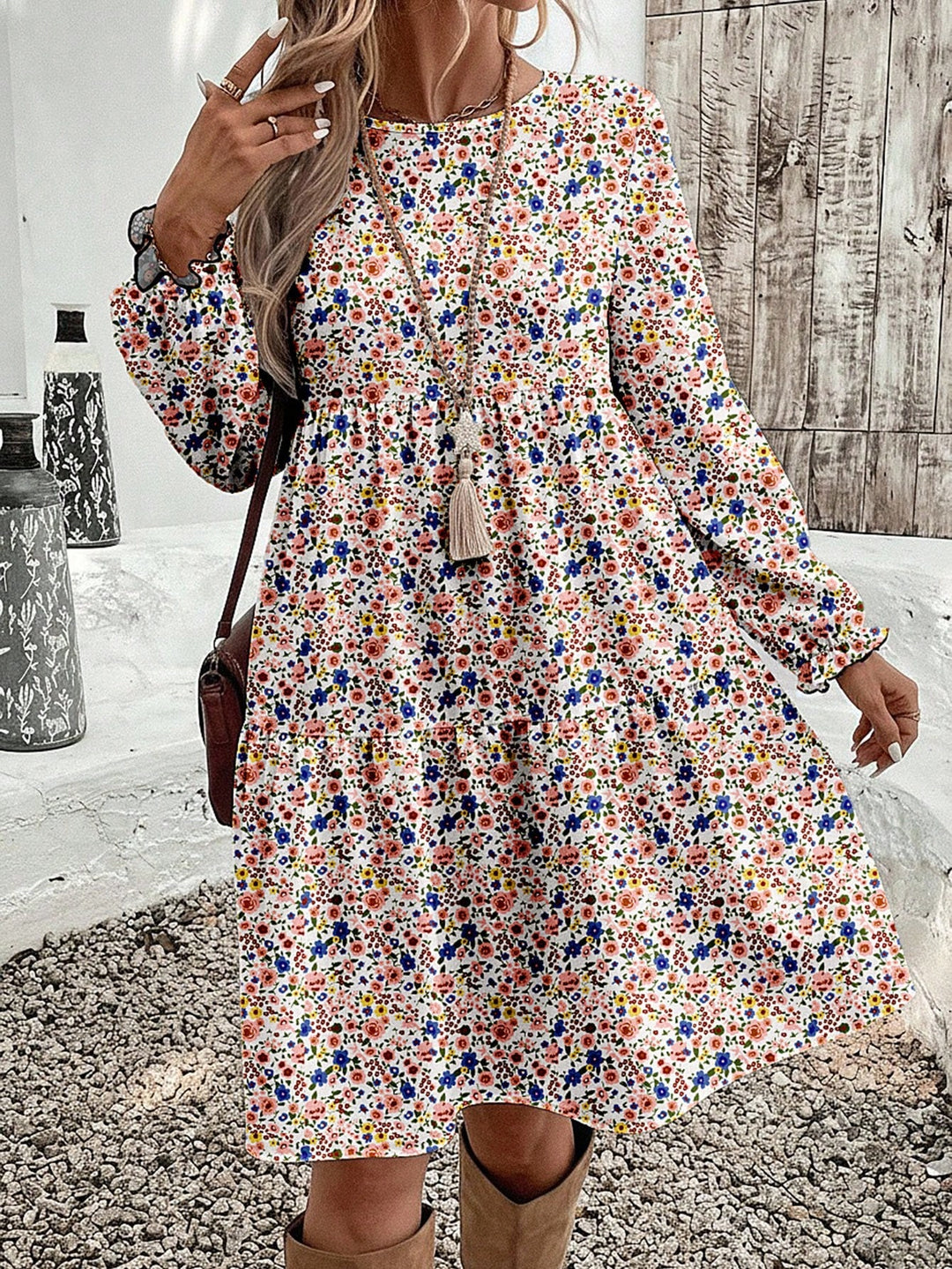 Rochie mini Shein, mix culori