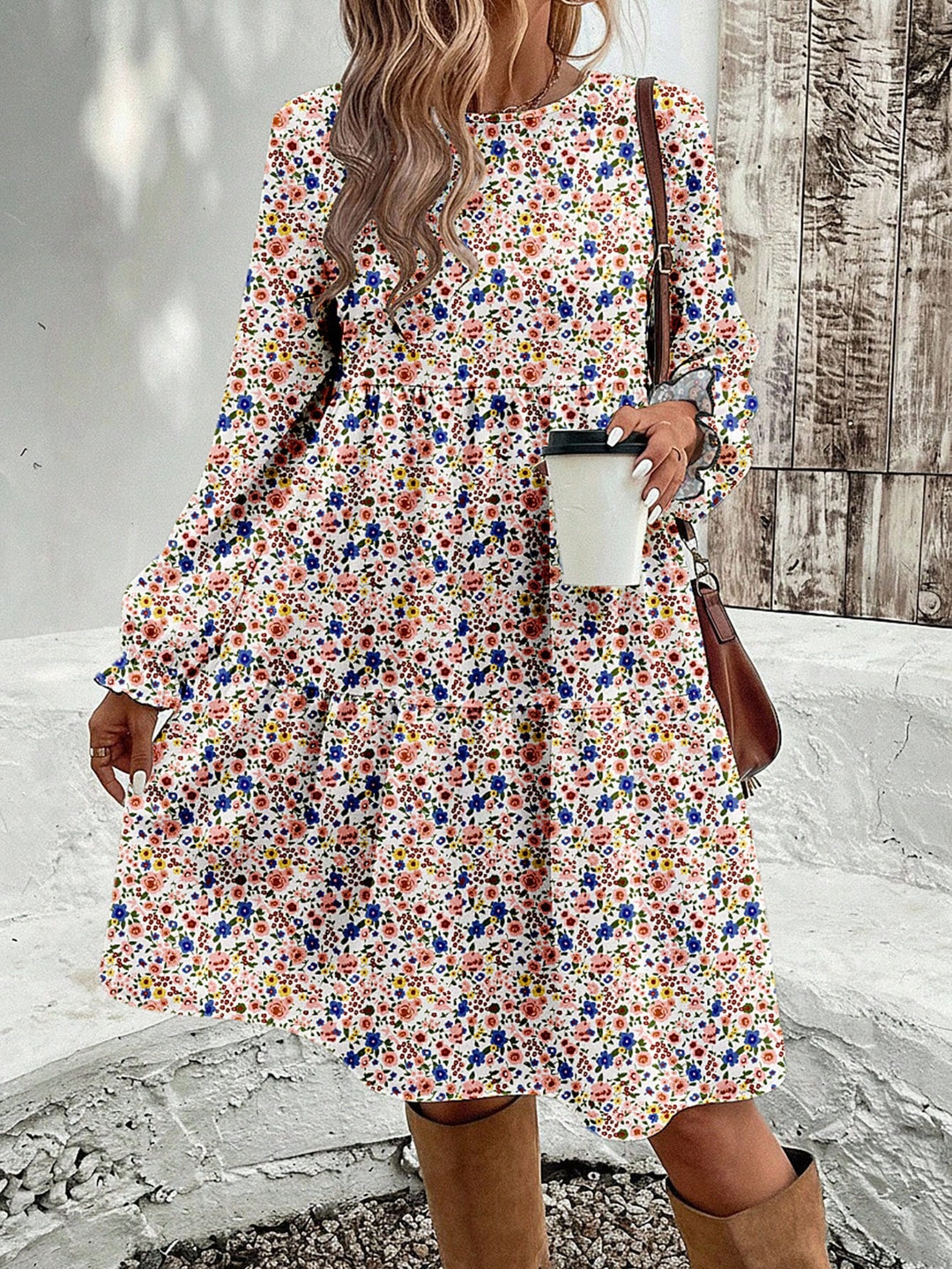 Rochie mini Shein, mix culori