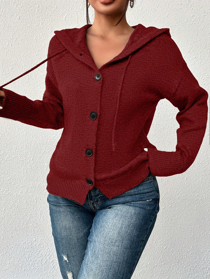 Cardigan SHEIN, vișiniu