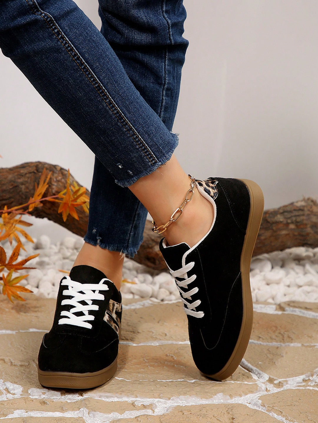 Pantofi sport SHEIN, negru