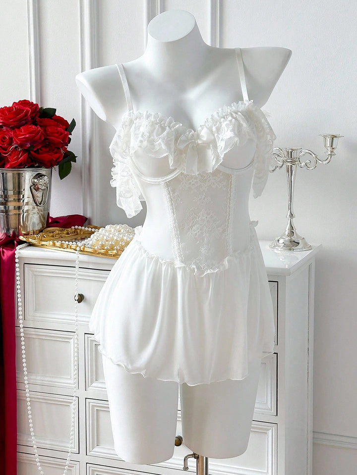 Rochie de noapte SHEIN, alb