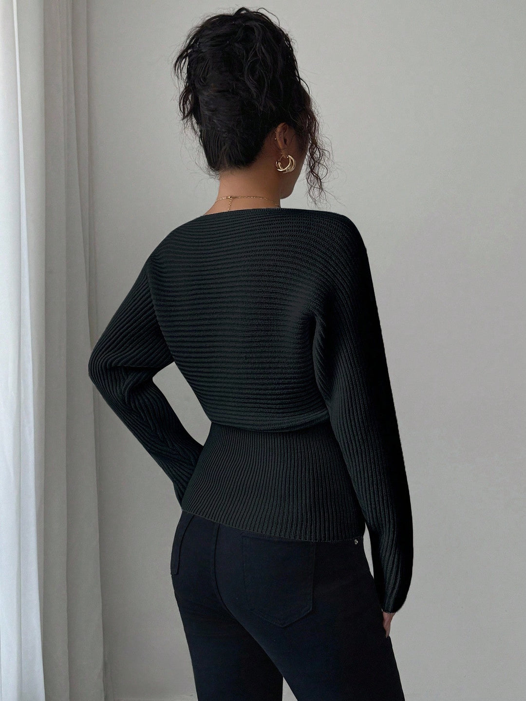 Pulover SHEIN, negru