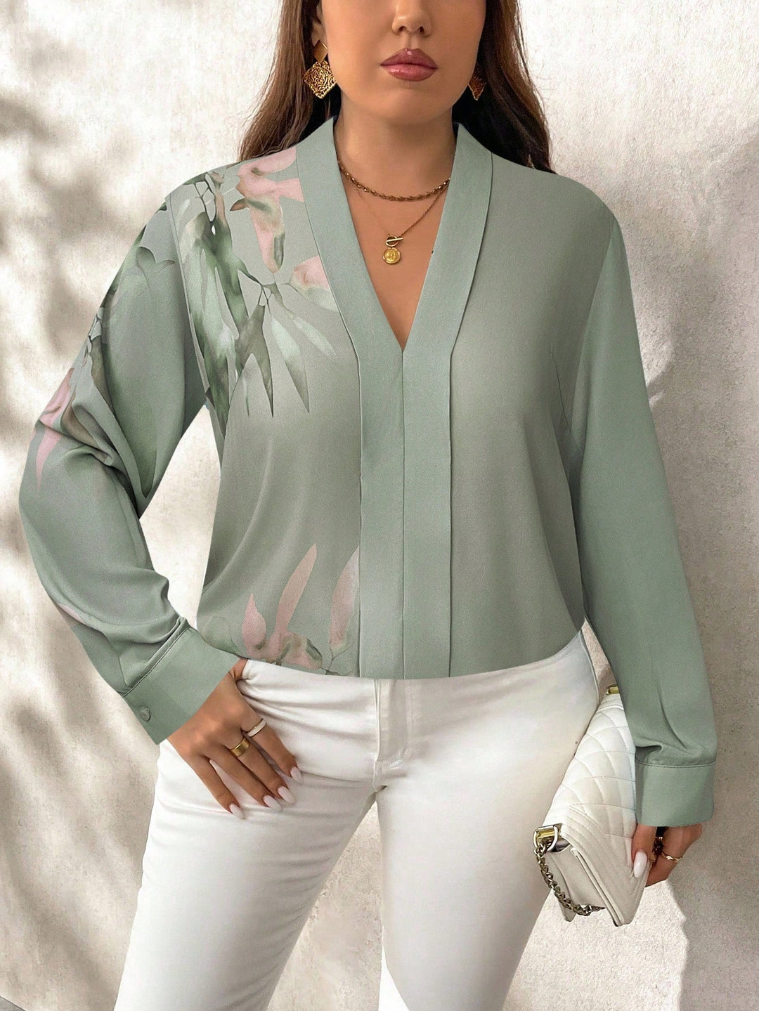 Shein Curve+ ing, zöld