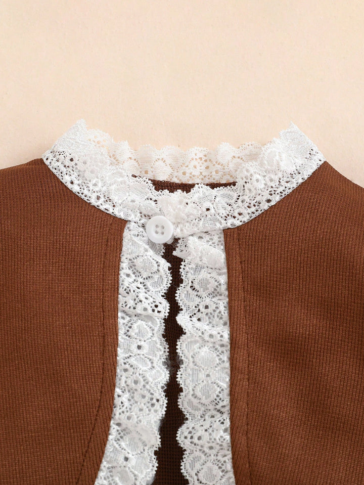 Cardigan SHEIN, maro