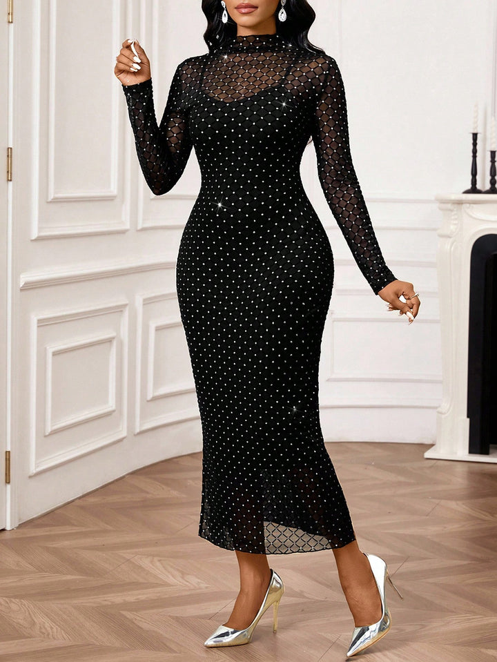 Rochie maxi SHEIN, mix culori
