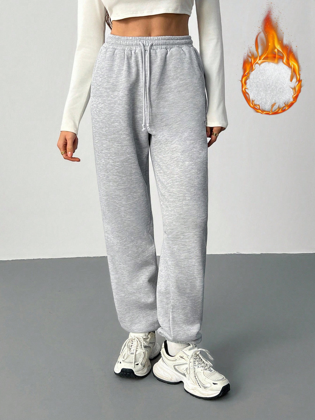 Pantaloni SHEIN, gri