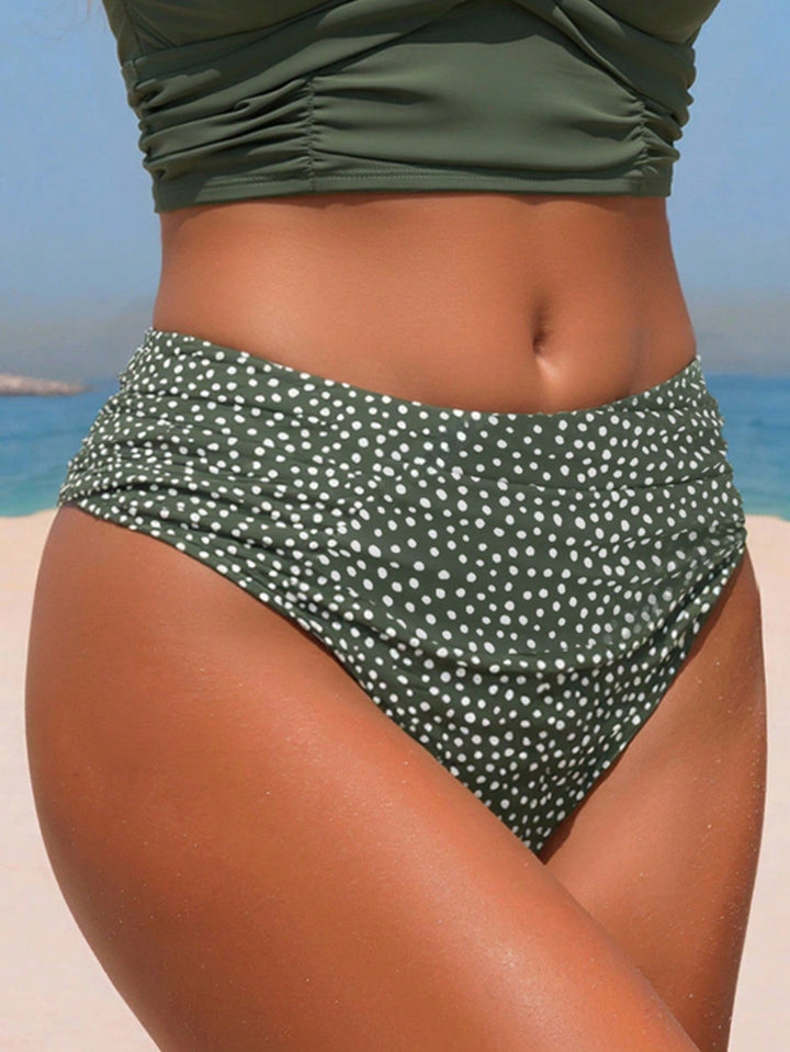 Set bikini SHEIN, kaki