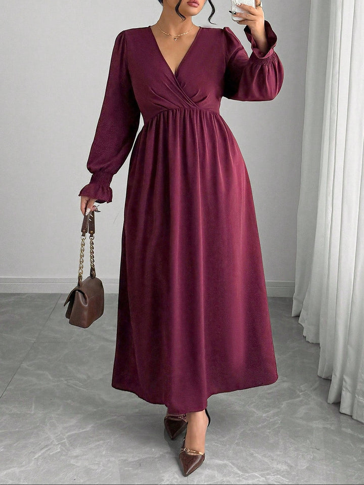 Rochie maxi SHEIN, vișiniu