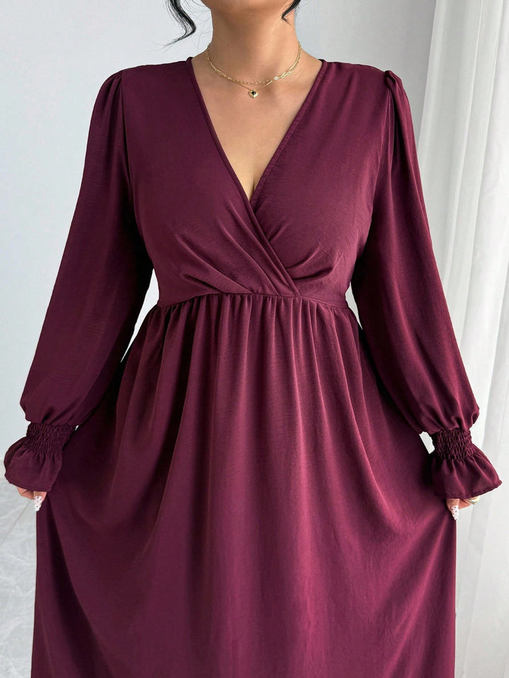 Rochie maxi SHEIN, vișiniu