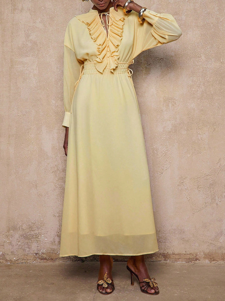 Rochie maxi SHEIN, galben