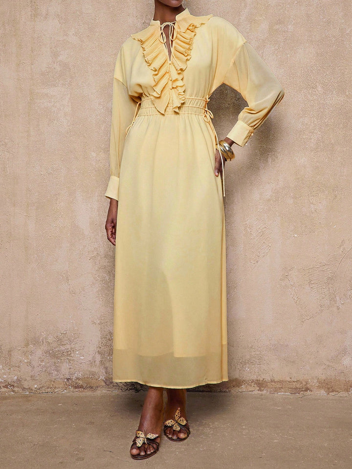 Rochie maxi SHEIN, galben