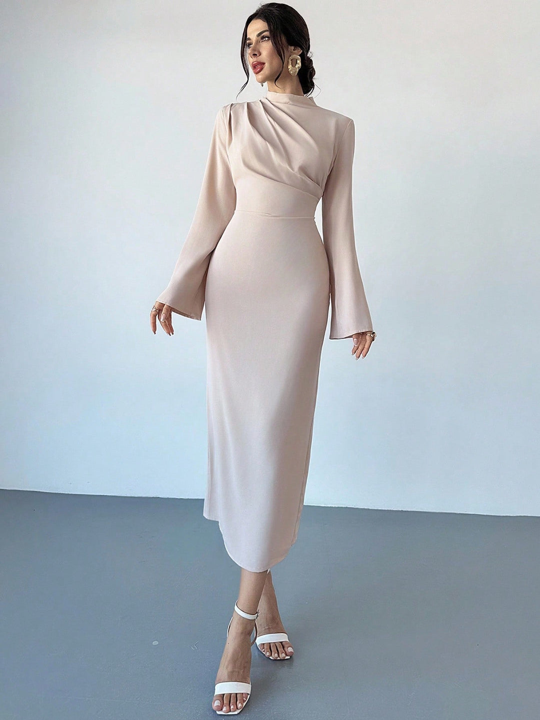 Rochie maxi SHEIN, portocaliu