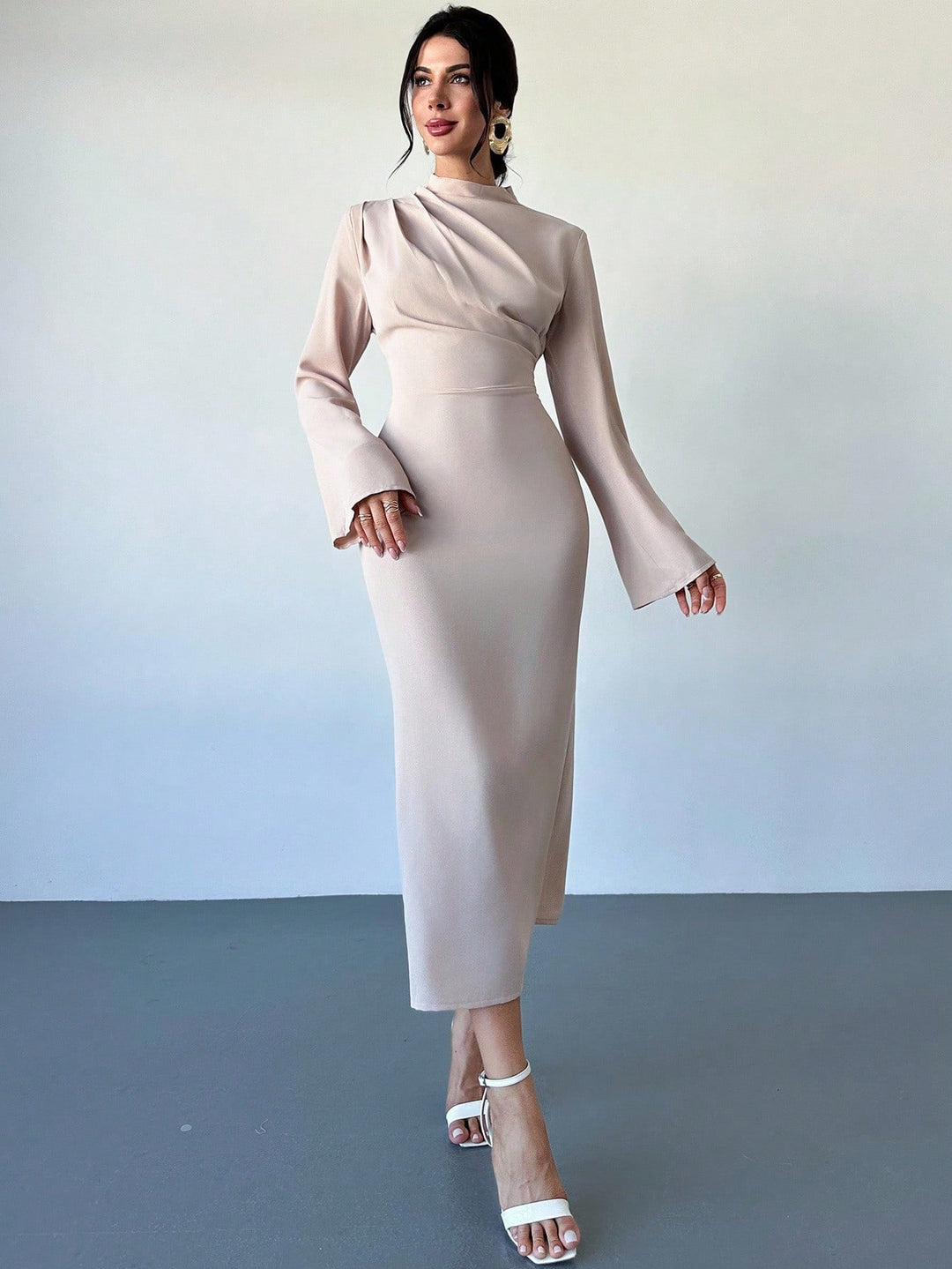 Rochie maxi SHEIN, portocaliu