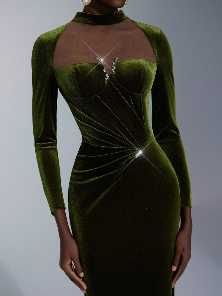 Rochie SHEIN, kaki