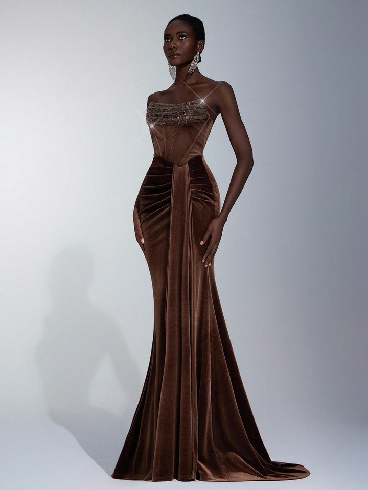 Rochie SHEIN, maro