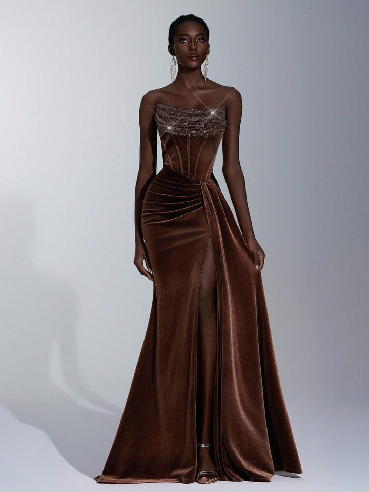Rochie SHEIN, maro
