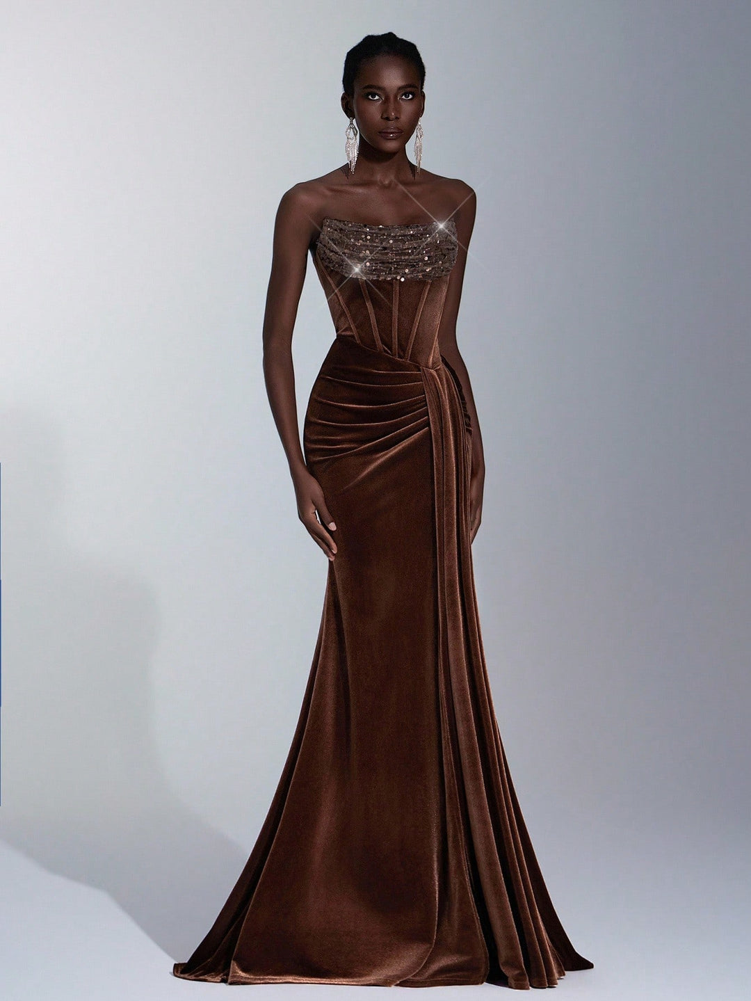 Rochie SHEIN, maro