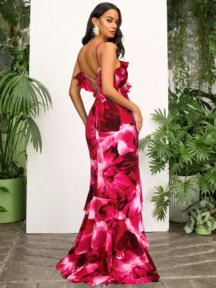 Rochie maxi SHEIN, roșu