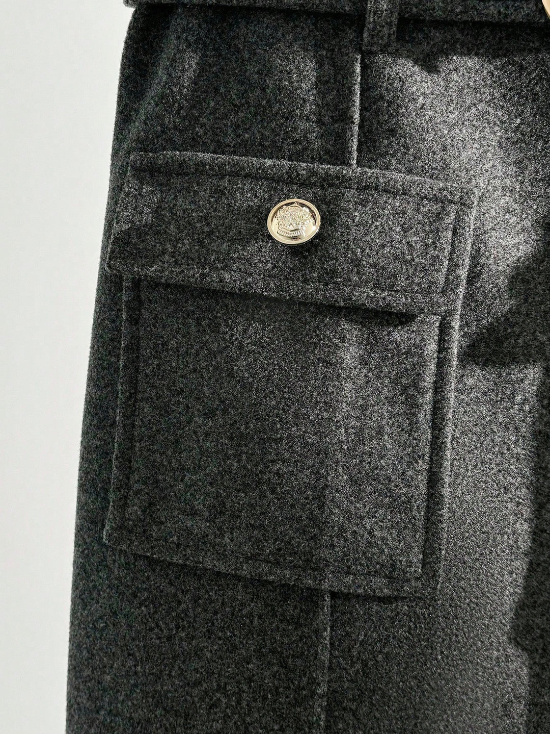 Pantaloni Shein, gri