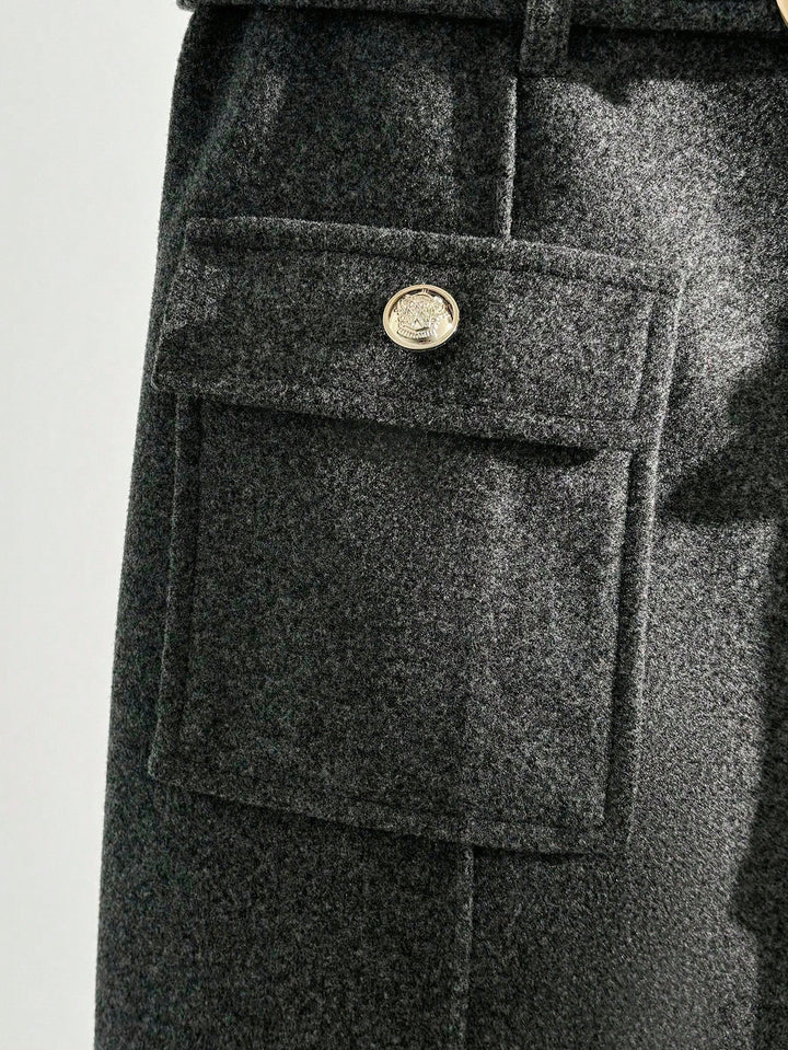 Pantaloni Shein, gri