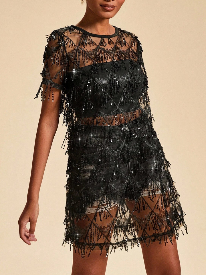 Rochie mini SHEIN, negru