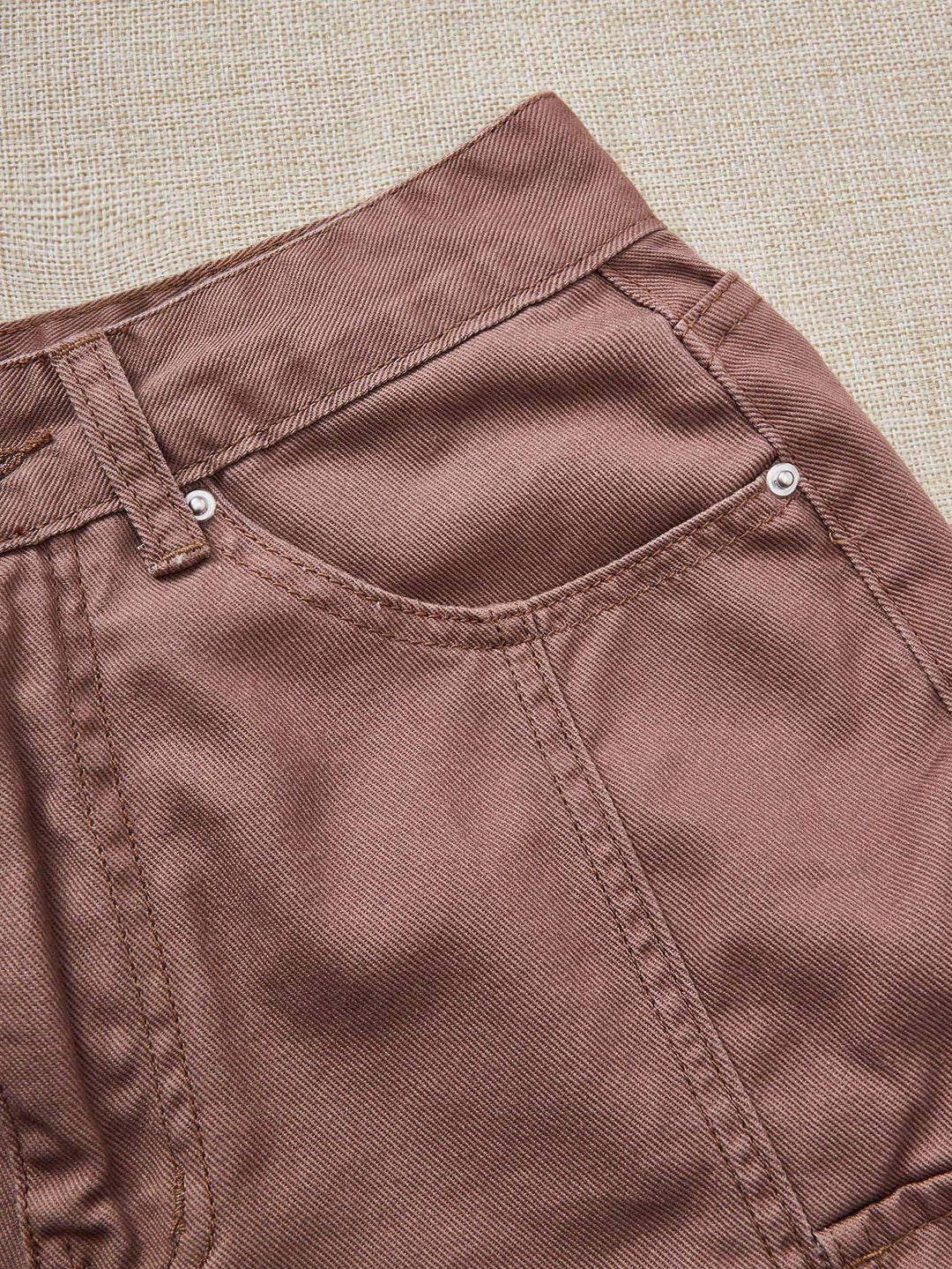 Pantaloni scurți SHEIN, kaki