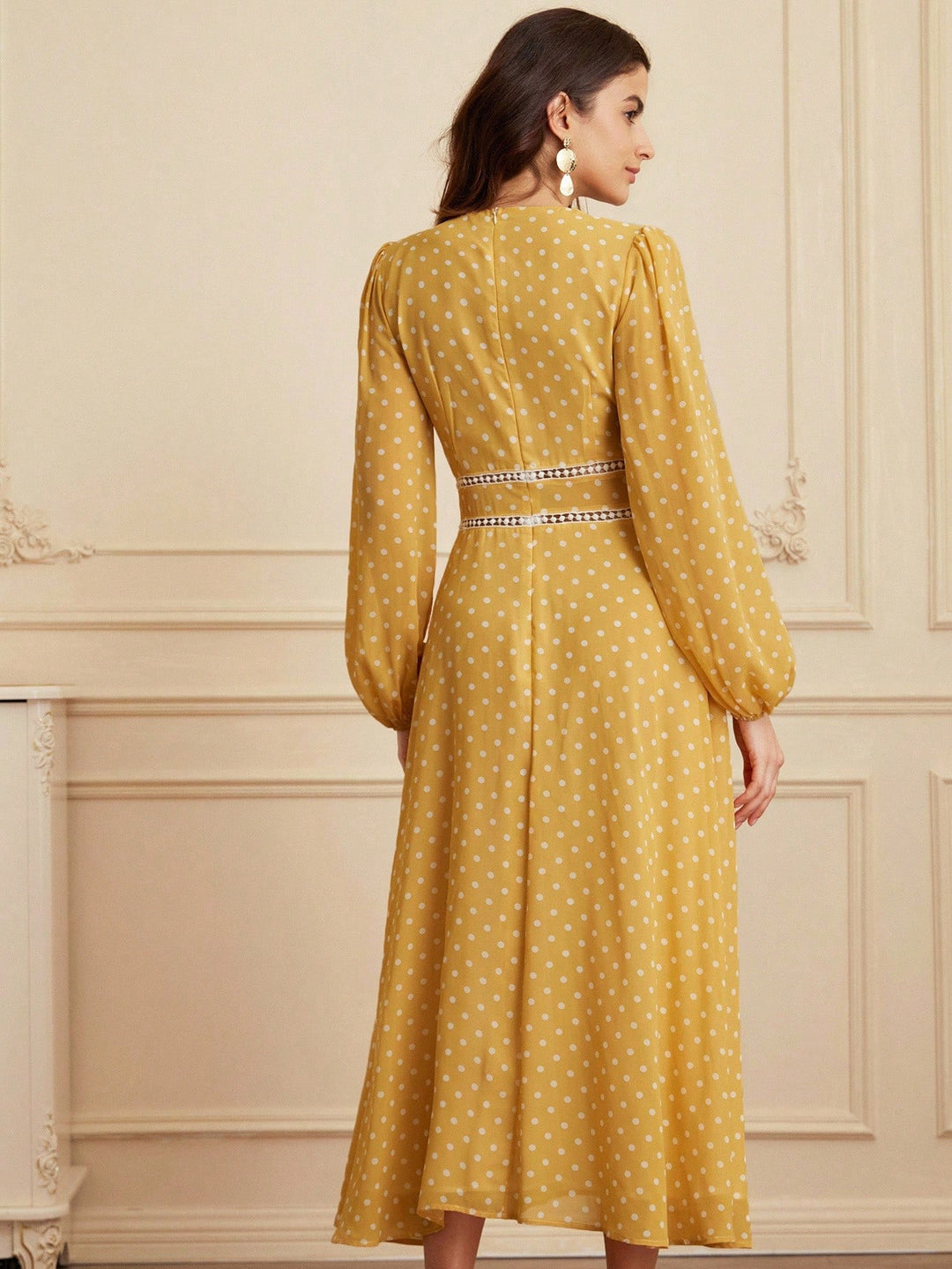 Rochie maxi SHEIN, galben