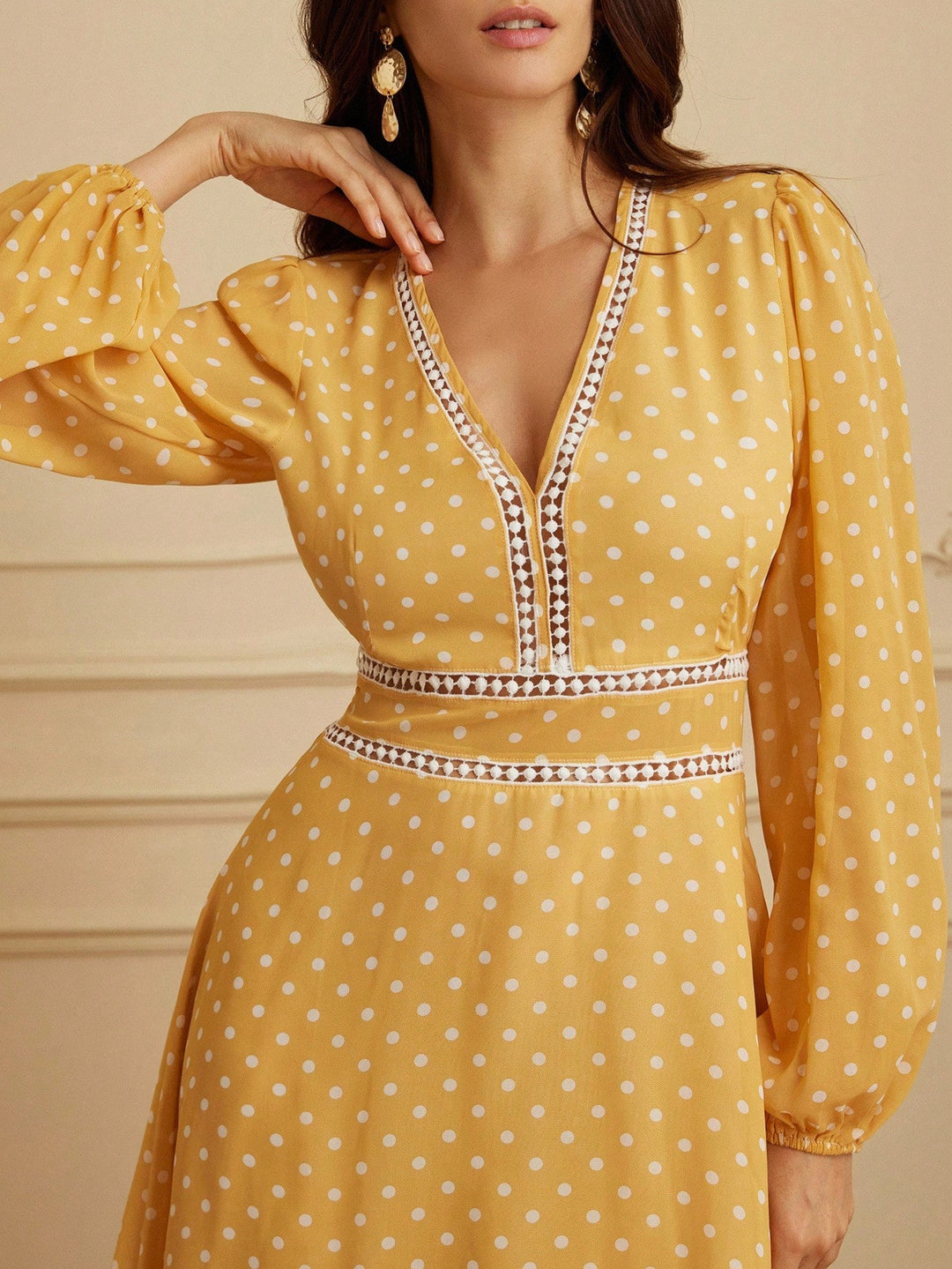 Rochie maxi SHEIN, galben