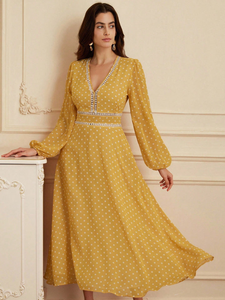 Rochie maxi SHEIN, galben