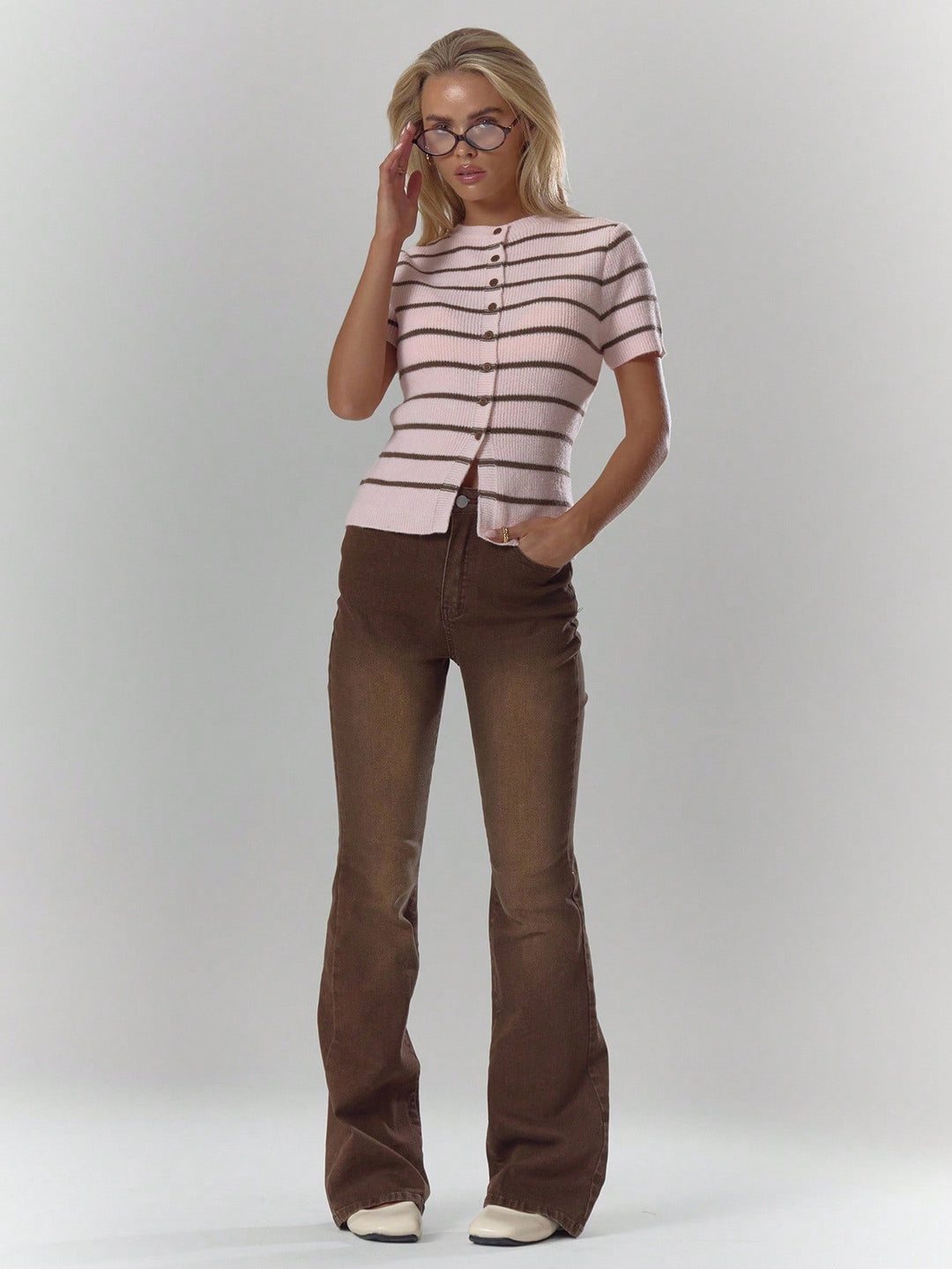 Jeans SHEIN, maro