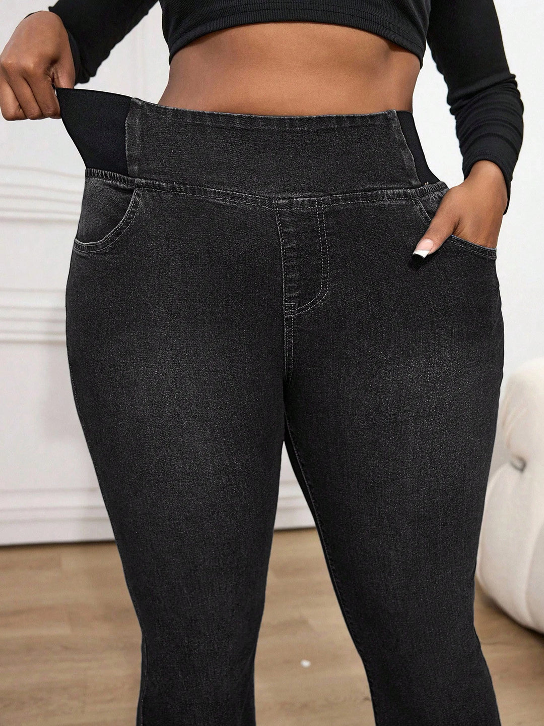 Jeans SHEIN, negru