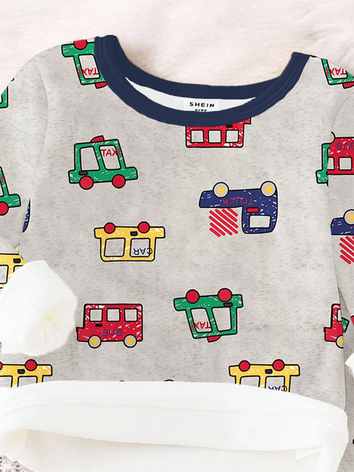 Compleu pijamale SHEIN, gri