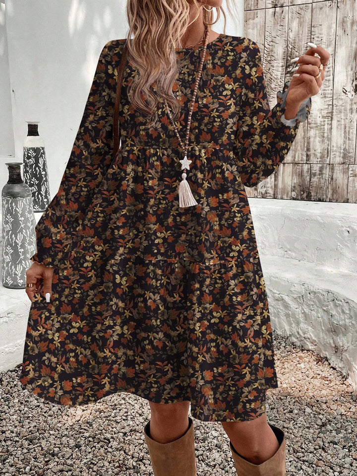 Rochie midi SHEIN, mix culori