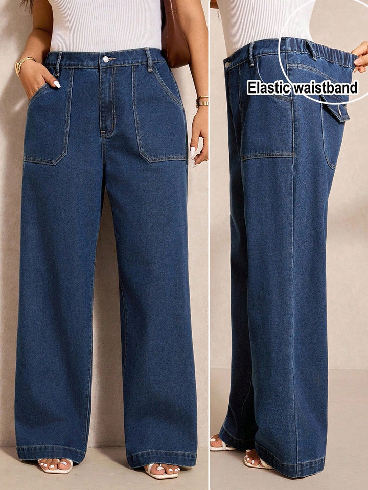 Jeans SHEIN, albastru