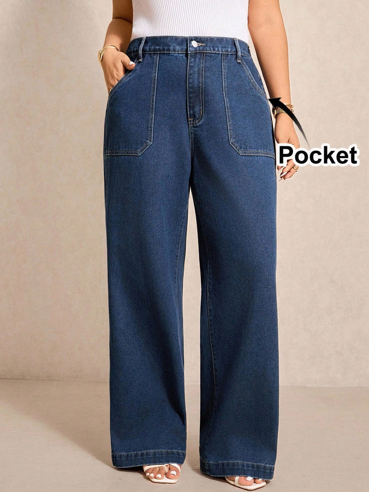Jeans SHEIN, albastru