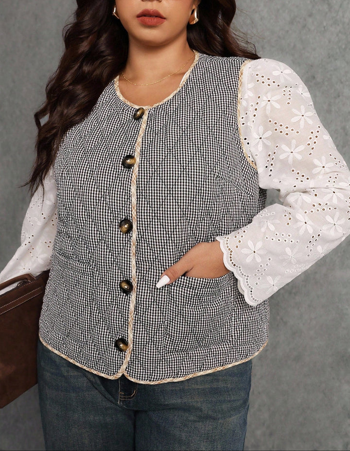 Shein Curve+ mellény, többszínű