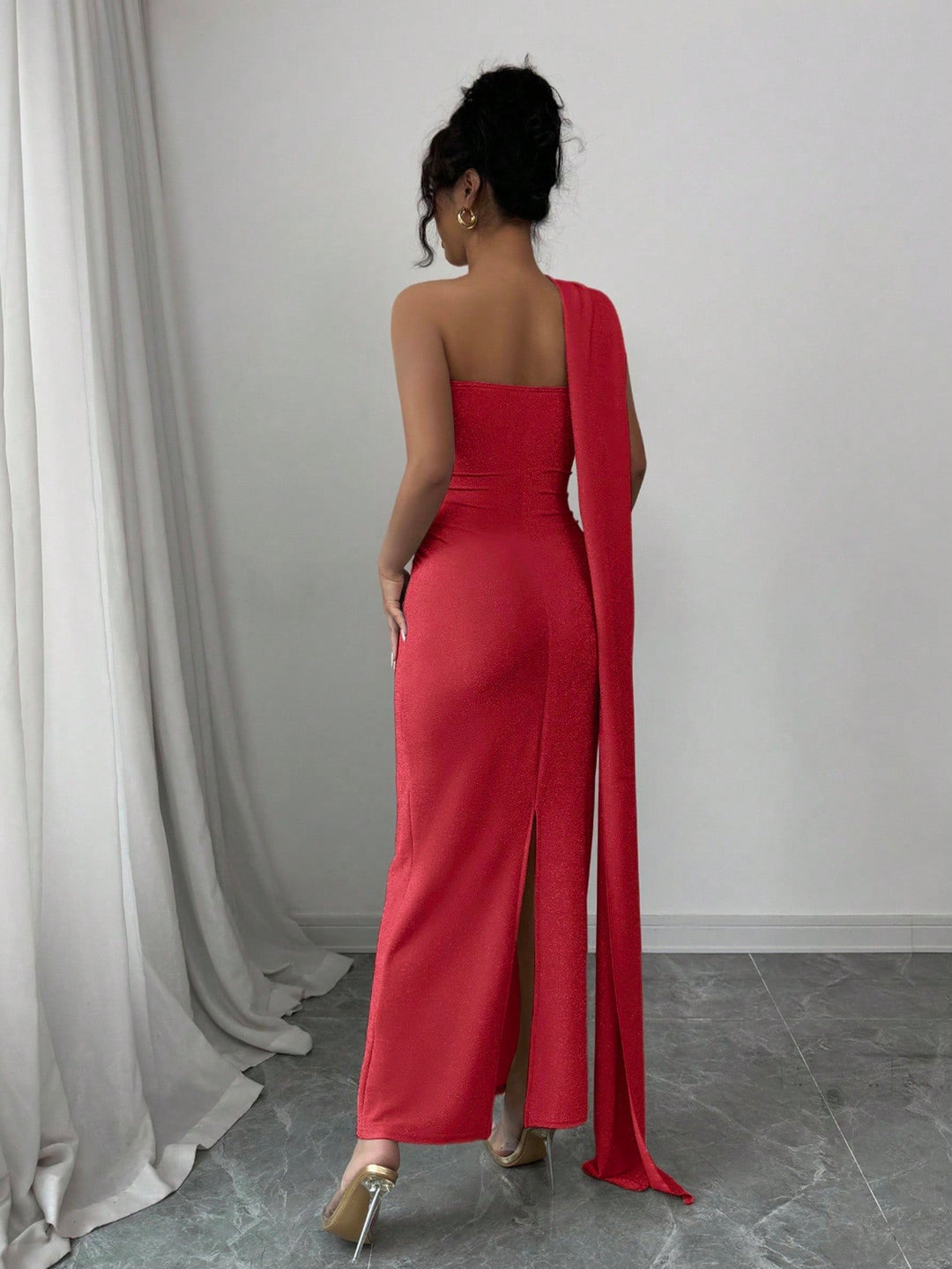 Rochie maxi SHEIN, roșu