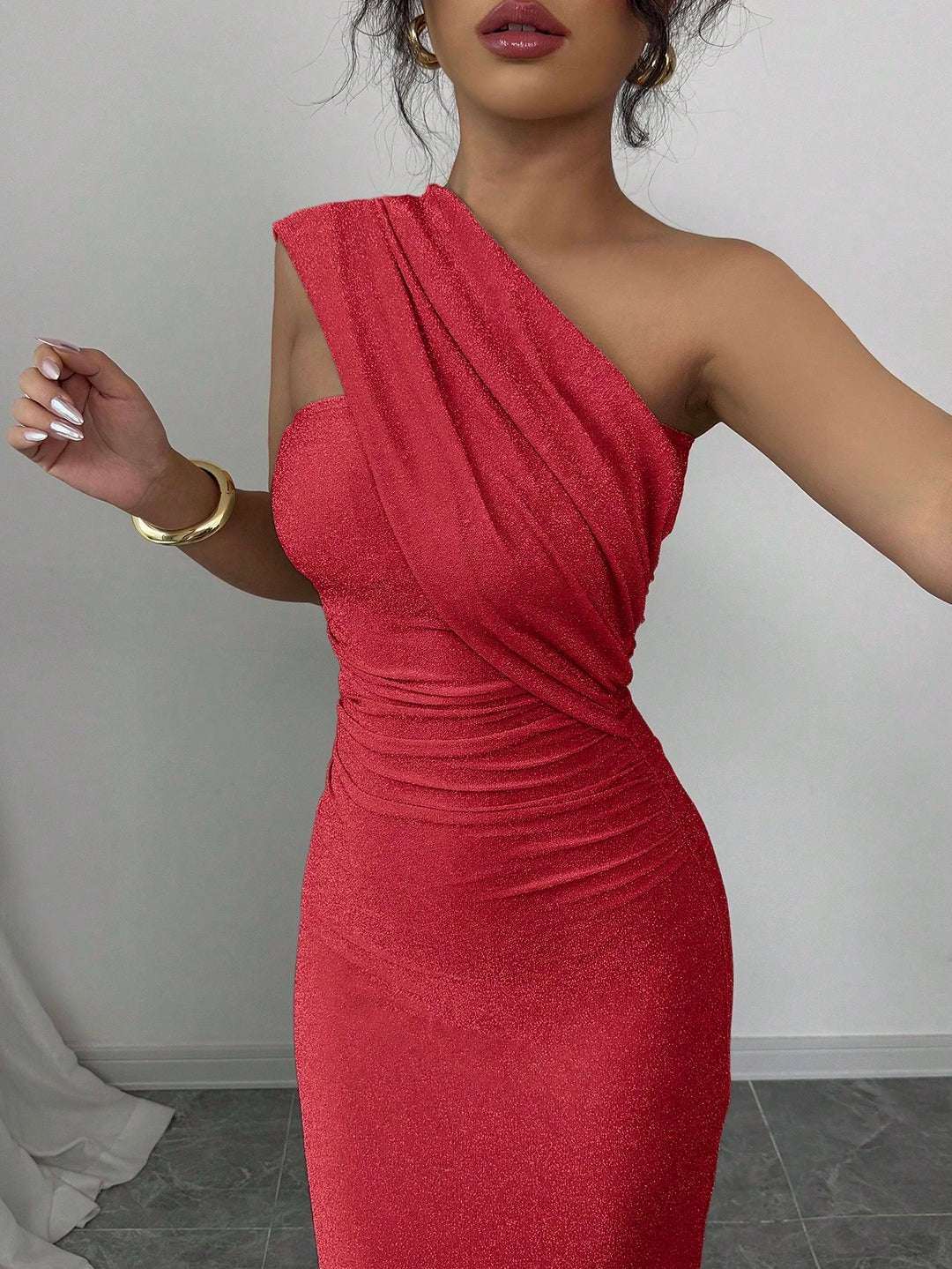 Rochie maxi SHEIN, roșu