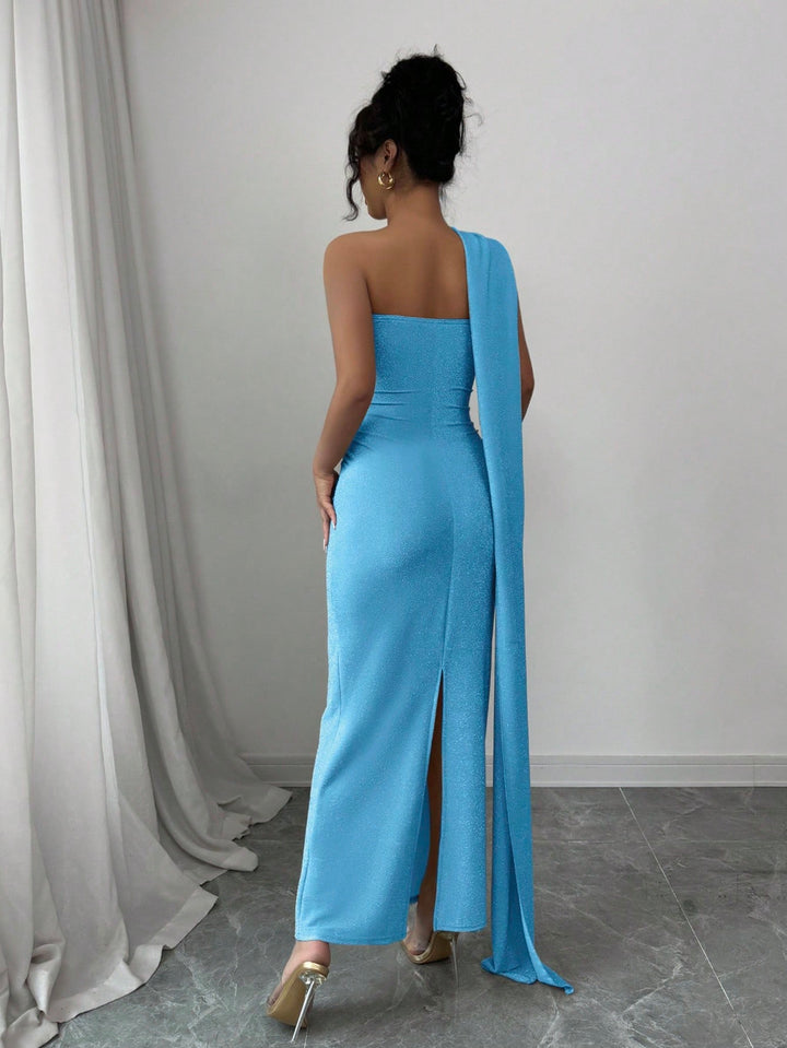 Rochie maxi SHEIN, albastru