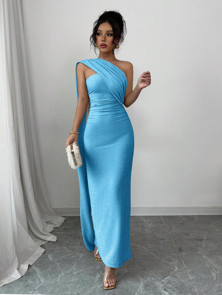 Rochie maxi SHEIN, albastru