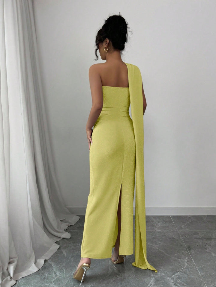 Rochie maxi SHEIN, galben