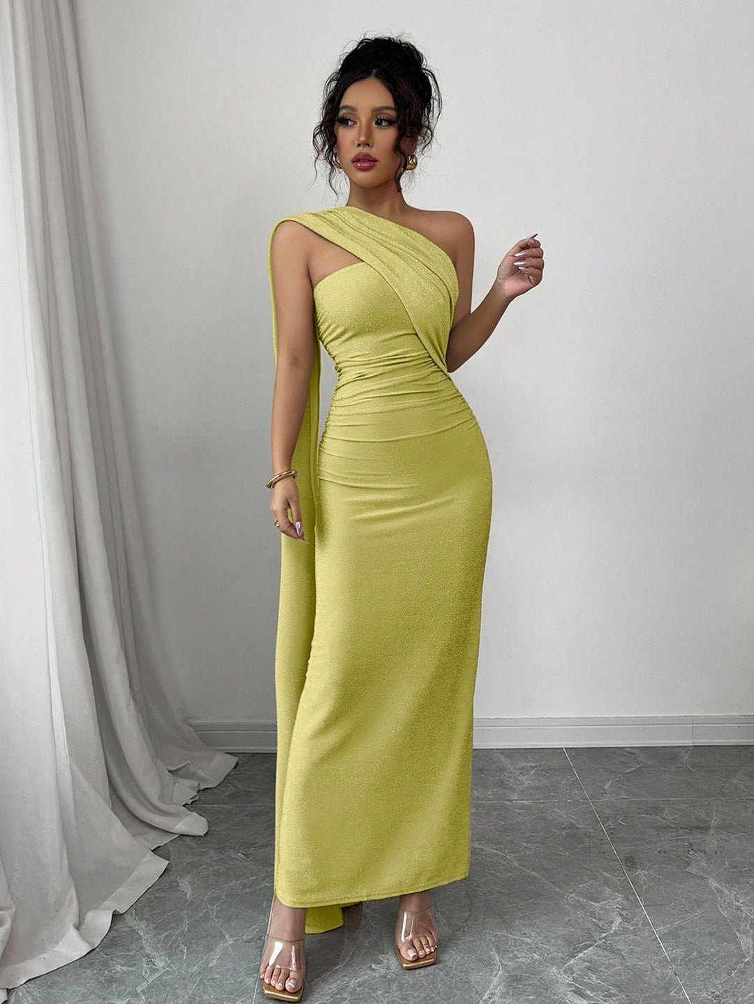 Rochie maxi SHEIN, galben