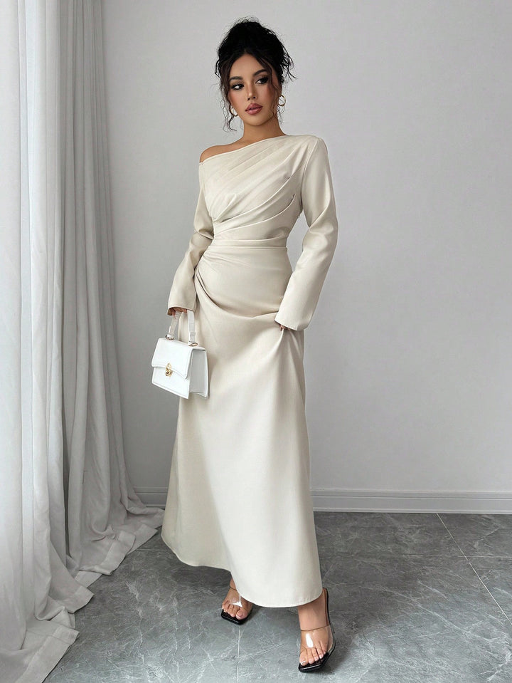 Rochie maxi SHEIN, portocaliu