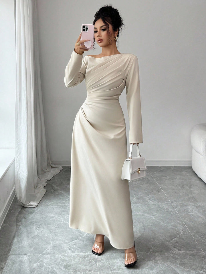 Rochie maxi SHEIN, portocaliu