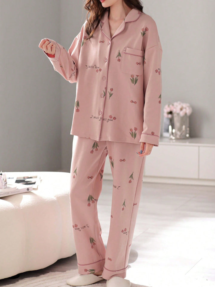 Pijama SHEIN, roz