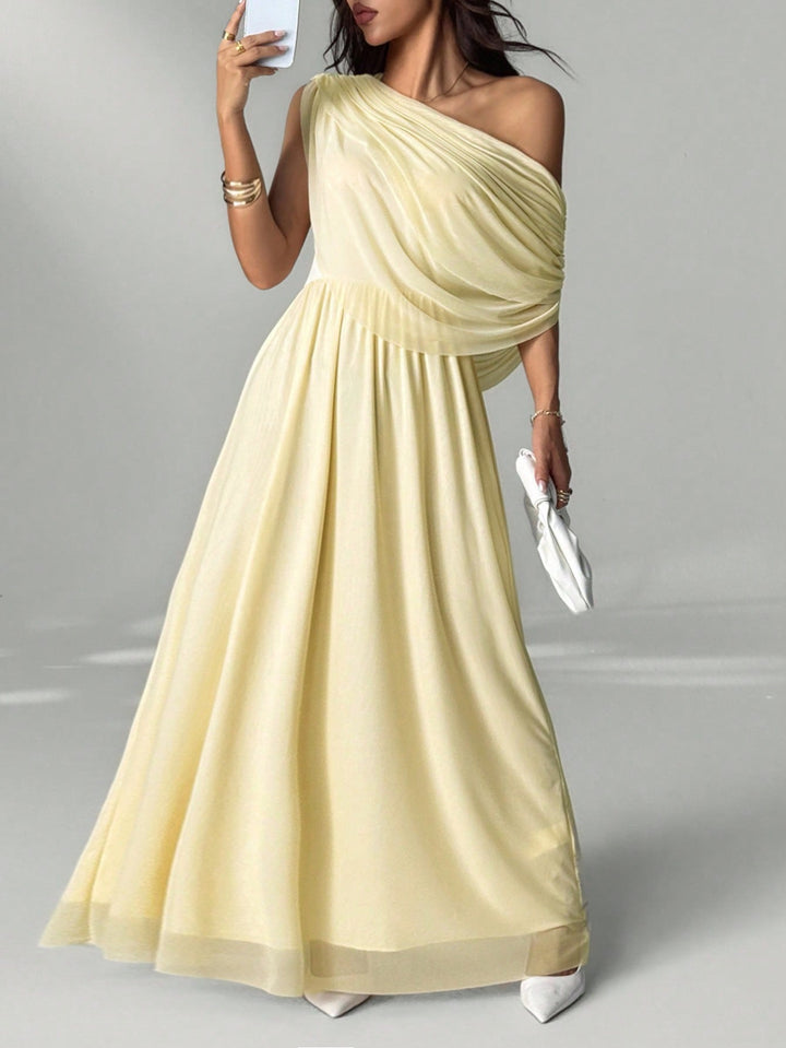 Rochie maxi SHEIN, bej