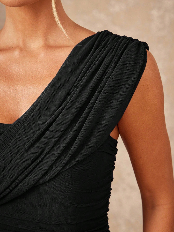 Rochie maxi SHEIN, negru
