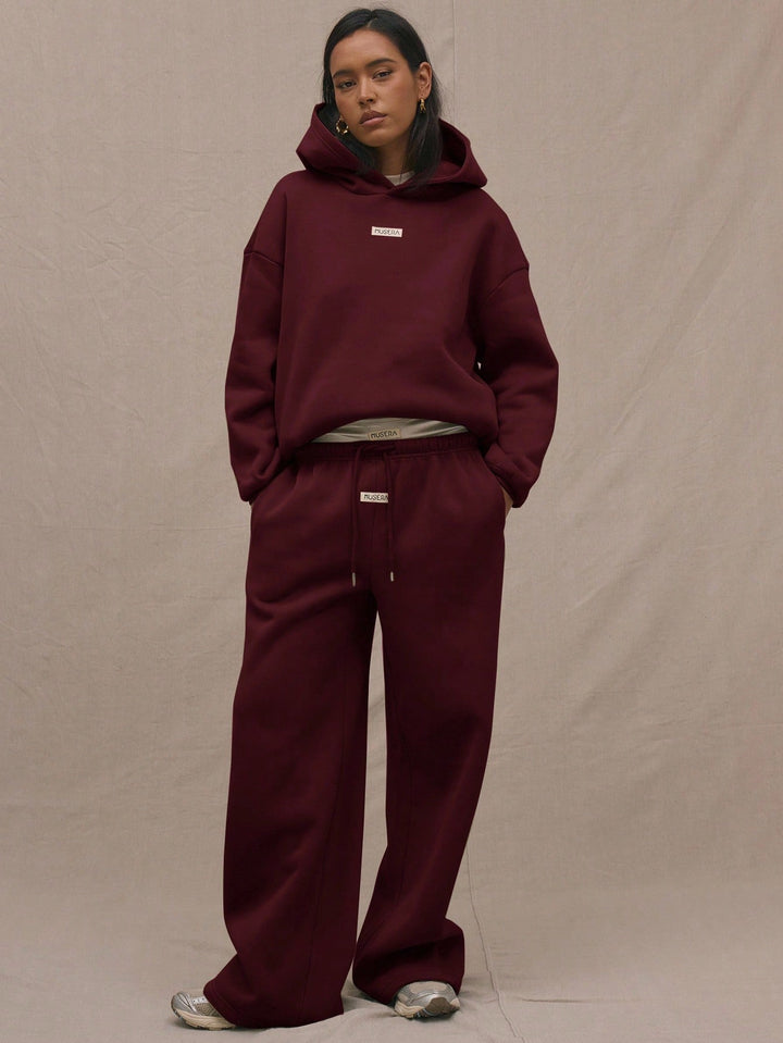 Pantaloni SHEIN, vișiniu