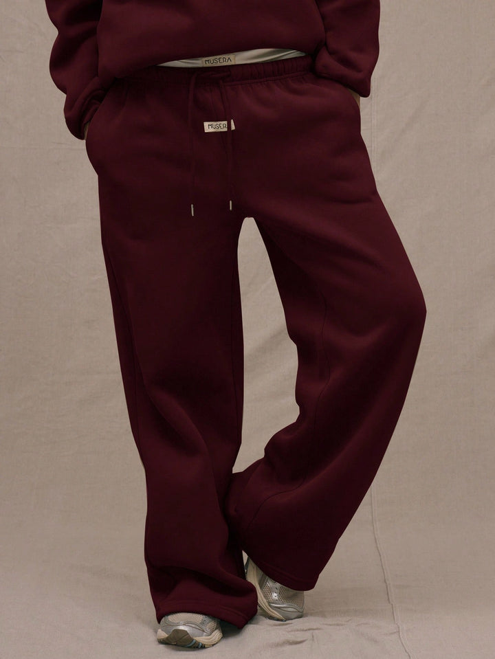 Pantaloni SHEIN, vișiniu