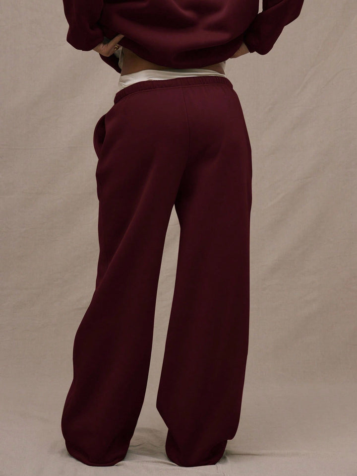 Pantaloni SHEIN, vișiniu